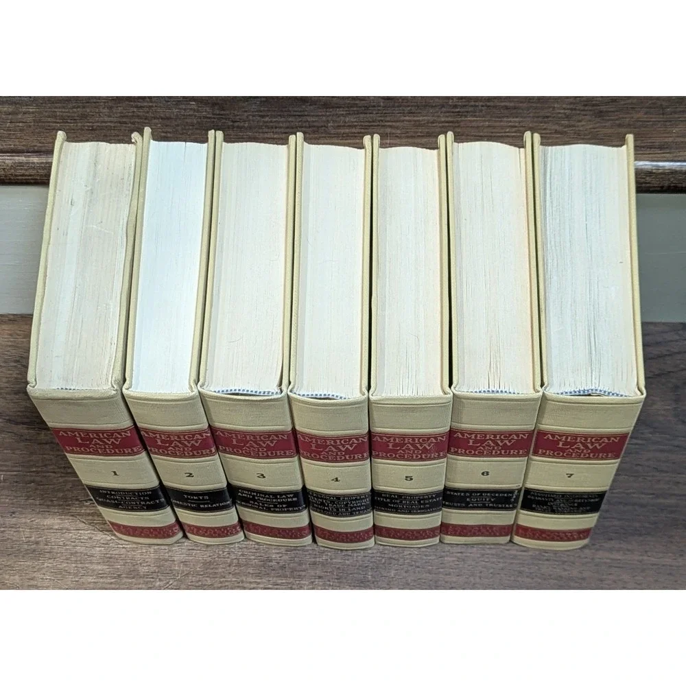 Complete Set American Law & Procedure La Salle Extension University 1962 Vo 1-14